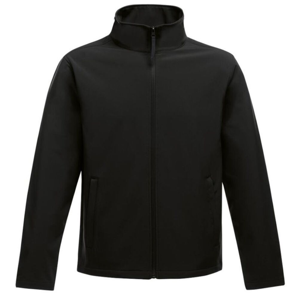 Regatta Standout Mens Ablaze Printable Soft Shell Jacket / Black